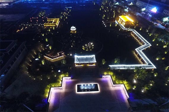 渭南東府湖景觀(guān)亮化工程