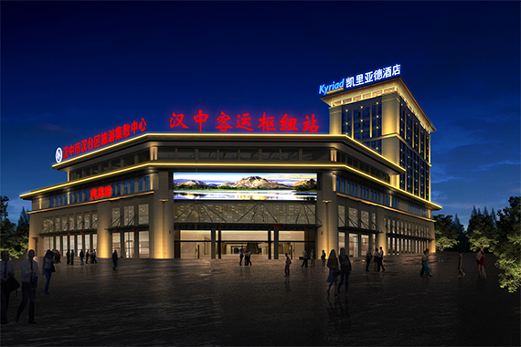 漢中凱里亞德酒店樓體亮化工程