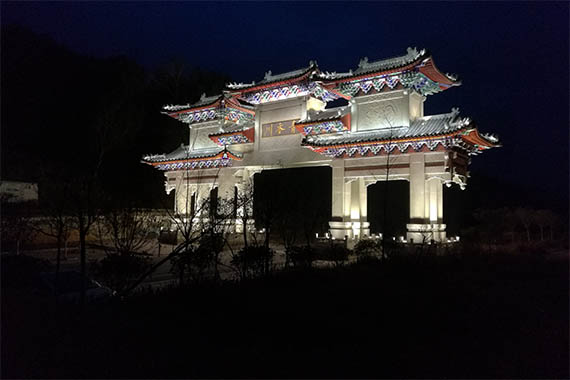 漢中青木川韓家崖景觀(guān)亮化工程